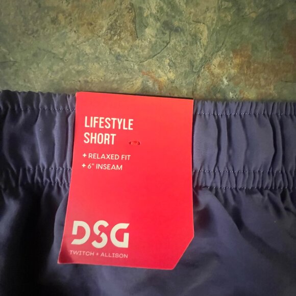 Mens DSG 6" Nylon Lifestyle Shorts Grape Gray 2XL - Picture 6 of 9